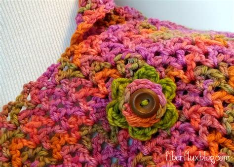 Fiber Flux Free Crochet Patternflowery Shawl Pin