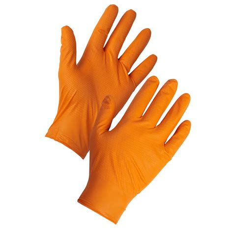Pg 901 Disposable Nitrile Diamond Grip Gloves