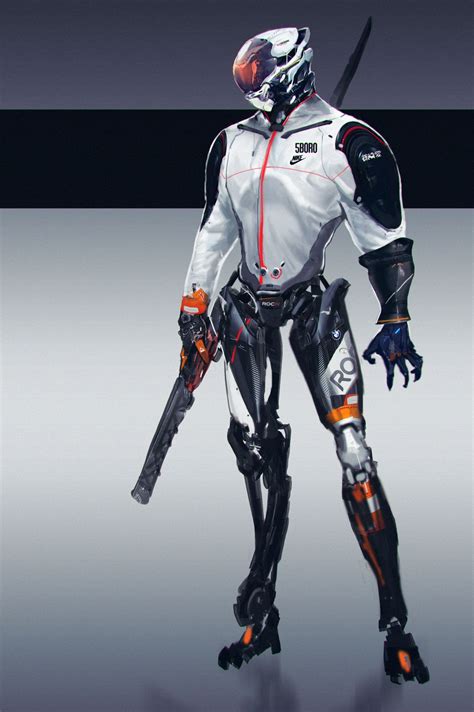 Ninja M Shinku Kim Sci Fi Concept Art Robot Concept Art Robots Concept