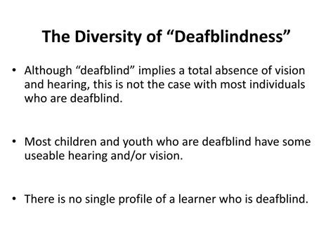 Ppt Deafblindness Identification And Referral Information Powerpoint