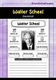 Walter Scheel Steckbrief (German) by Grundschulzauber | TPT