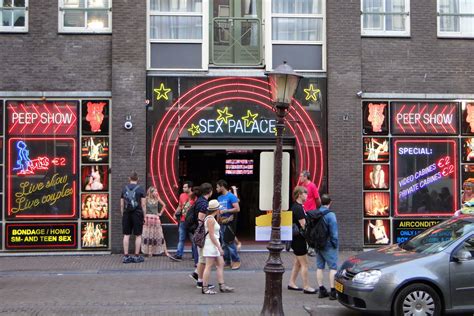 They are spread out all over the red light district, and clearly advertise what they do on the outside. A Walk Through Amsterdam's Red Light District | Youth Ki Awaaz