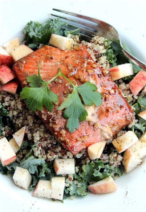 Quinoa And Roasted Salmon Salad For Runners Fannetastic Food