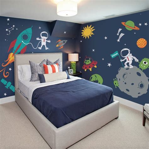 50 Space Themed Bedroom Ideas For Kids And Adults Space Themed