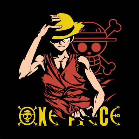 One Piece Monkey D Luffy Vector Anime Manga Tapestry Teepublic