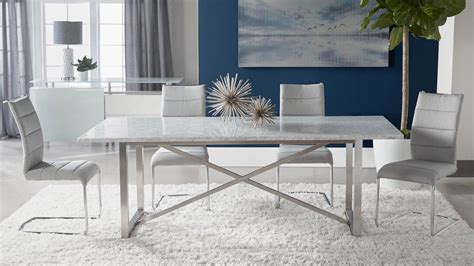 Somette tifa round white carrara marble dining table. Avenza White Marble Dining Table with Steel Base, White ...