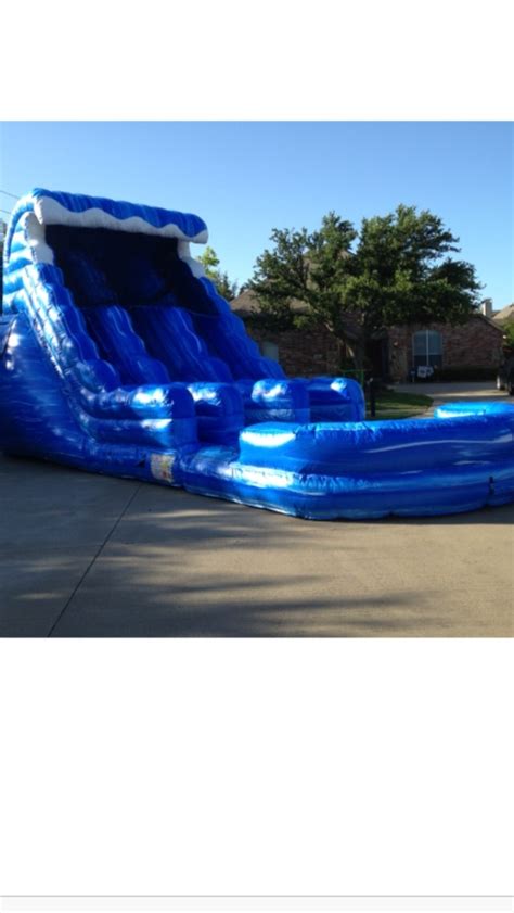 20ft big blue clown around party rentals