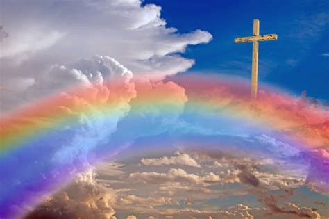Rainbow Cross Stock Photos Pictures And Royalty Free Images Istock