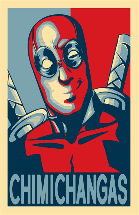 Deadpool Chimichanga Poster By Aerianr On Deviantart