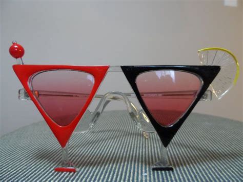 Vintage Dr Peepers Party Martini Sunglasses Tinted Pink Etsy España