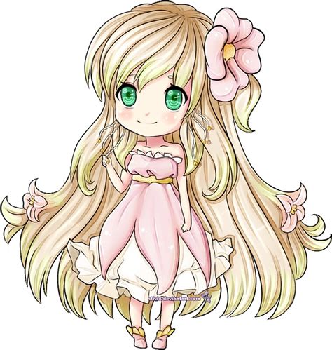 Cute Blonde Anime Chibi Stickers By Deceivental Redbubble