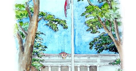 Jatmika Sketch And Drawing Istana Merdeka Jakarta