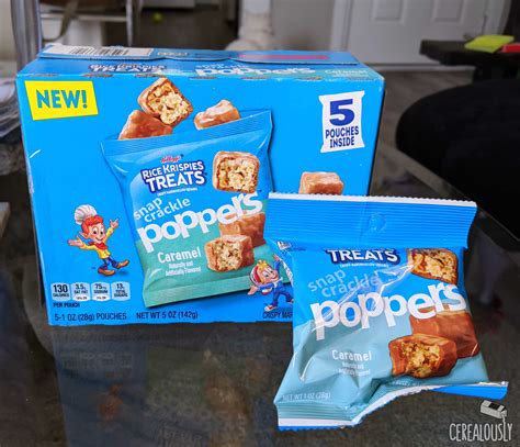 Review Rice Krispies Treats Caramel Snap Crackle Poppers