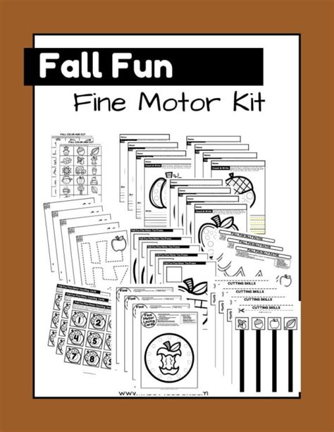 Fall Fine Motor Kit The Ot Toolbox