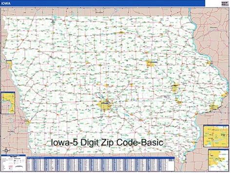 Iowa Zip Code Map Map Of The Usa With State Names