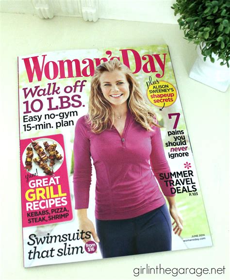 Womans Day Magazine Feature Girl In The Garage