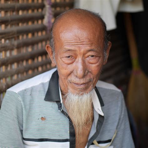 Man With A Beard In Burma Free Image Download