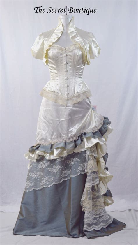 Victorian Wedding Dress Western Wedding Gown Steampunk
