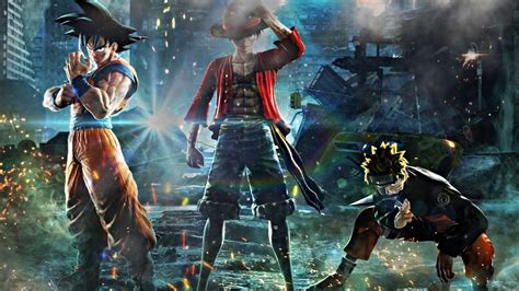 Goku Naruto Luffy Wallpapers Wallpaper Cave