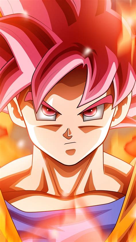 Wallpaper Android Goku Super Saiyan God 2019 Android
