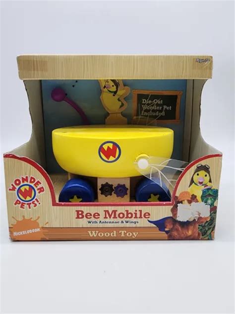 New Wonder Pets Bee Mobile Ming Ming Bee Boat Wooden Toy Htf