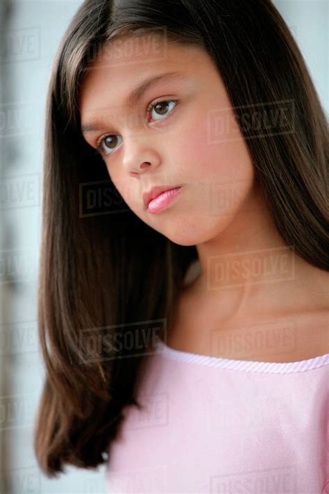 Portrait Of A Preteen Girl Stock Photo Dissolve