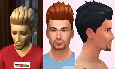Male Spikey Hair Taller By Julie J At Mod The Sims Sims 4 Updates