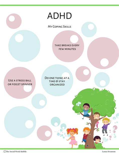 Adhd Play Therapy Worksheets Activity For Kids Mental Etsy Uk