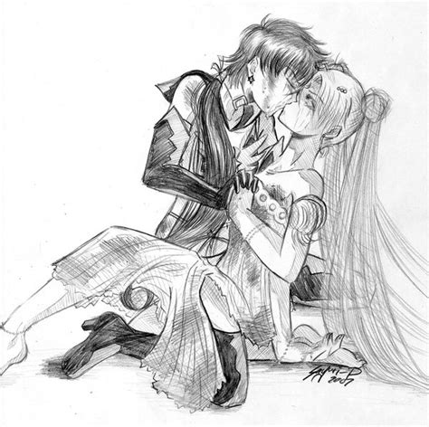 Rule 34 2007 2girls Bishoujo Senshi Sailor Moon Eyes Closed Kissing