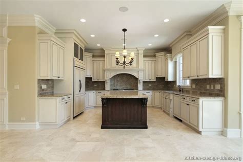 Make a statement that will. Pictures of Kitchens - Traditional - Off-White Antique ...
