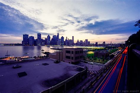 Brooklyn Promenade Twilight And Traffic Canon Eos1 16 35 E Flickr