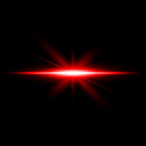 Lens Flare Red Glow Light Ray Effect Illuminated 4939940 Vector Art At