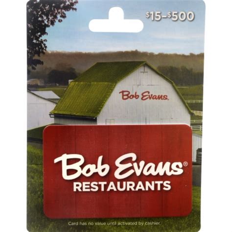 Bob Evans 15 500 Gift Card Activate And Add Value After Pickup 0