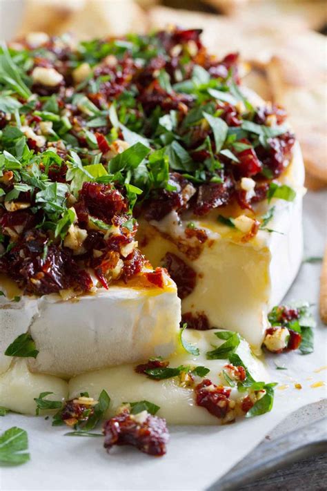 Baked Brie Recipe With Sun Dried Tomatoes Taste And Tell Recipe