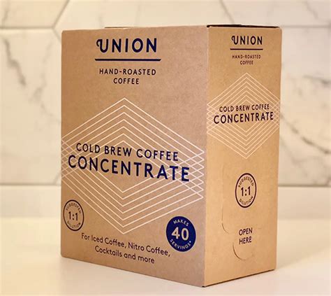 Union Hand Roasted Coffee Cold Brew Concentrate Cold Brew Coffee