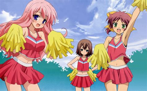 Wallpaper Anime Girls Group Support Dance 2560x1600 742363