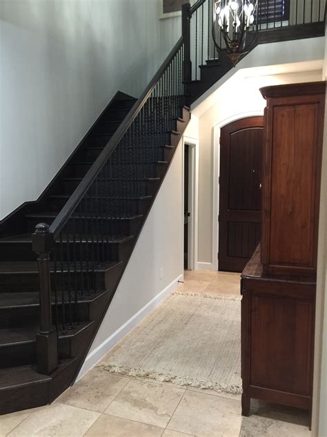 Notice the treads, risers, railings ! Should I carpet my stairs with the same carpet I use ...
