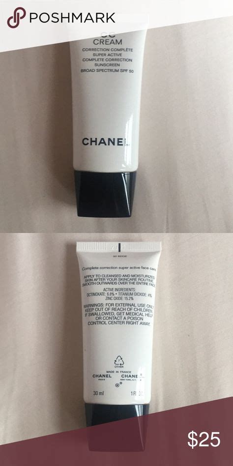 Chanel Cc Cream Color 30 Beige About Half Remaining Reflected In