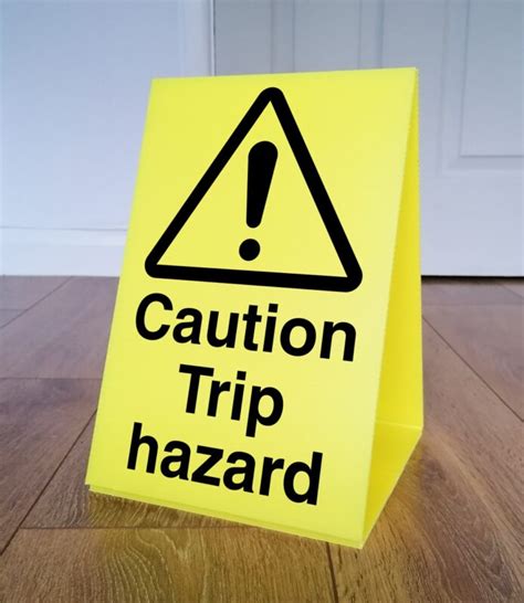 Free Standing A Board Caution Trip Hazard Aston Safety Signs