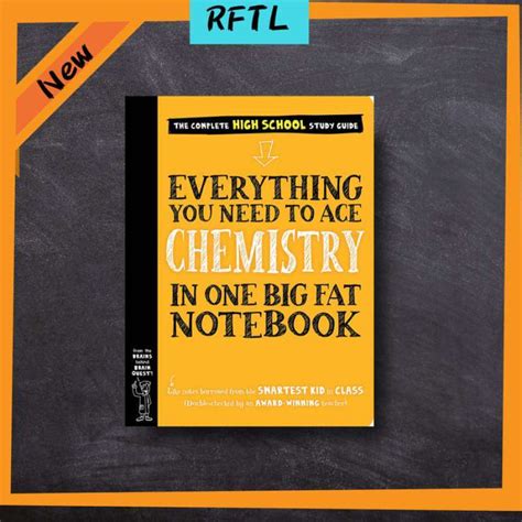 Promo Everything You Need To Ace Chemistry In One Big Fat Notebook