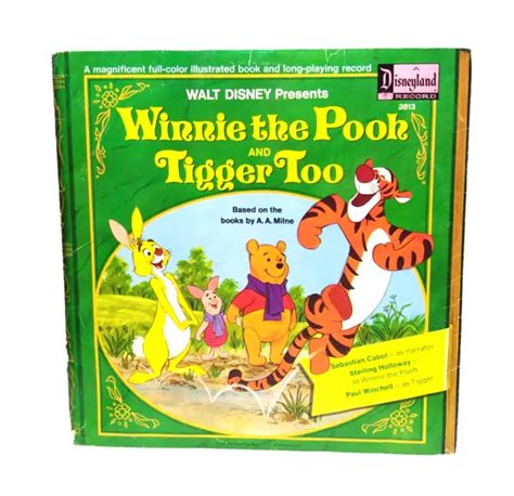 Walt Disney Presents Winnie The Pooh Tigger Too Vinyl Lp Disneyland