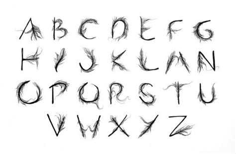 Feather Font Lettering Alphabet Cool Lettering Lettering Fonts