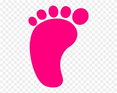 Baby Left Foot Modified Clip Art At Clker Com Vector Baby Feet Clip