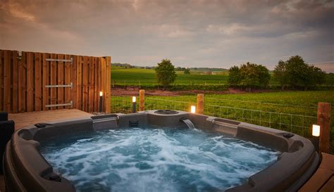 Camping Pods With Hot Tubs Scotland The Little Abodes Glamping