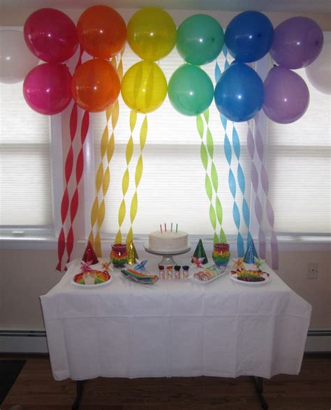 Please support, like, share very easy balloon decoration ideas | balloon decoration ideas for any occasion at home ,simple birthday decoration using blue. Creative Food: Rainbow Party
