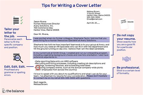 Job Application Letter Format And Writing Tips