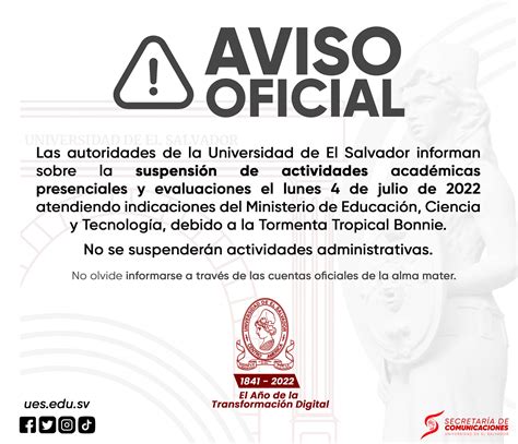 Aviso Oficial