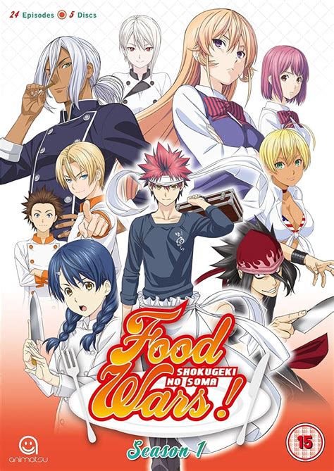 Food Wars Season 1 Episodes 1 24 Blu Ray Collectors Edition Amazon