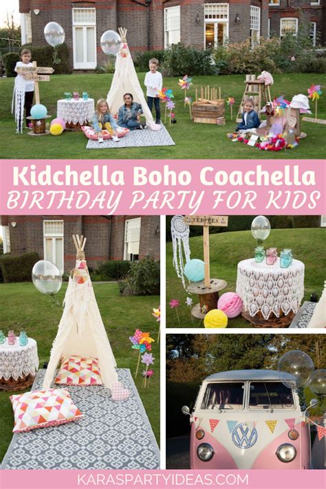 Karas Party Ideas Kidchella Boho Coachella Birthday Party For Kids