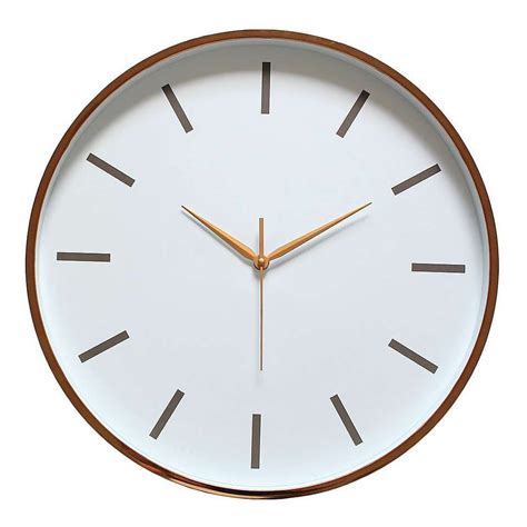 Copper Metallic Wall Clock Wall Clock Copper Wall Clock Clock